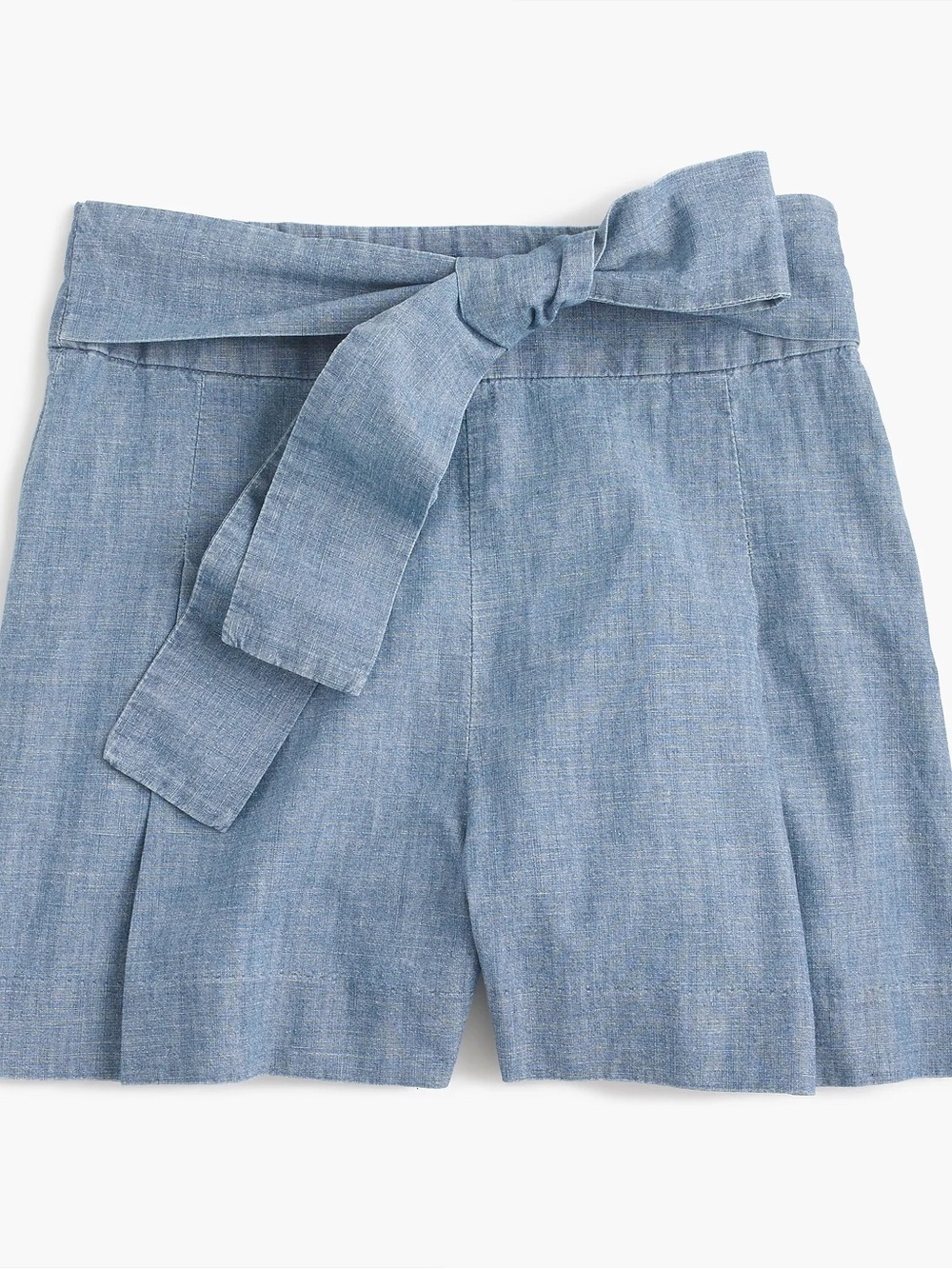 J. Crew Light Blue Tie-Waist Shorts *** in white***  100% cotton size 0